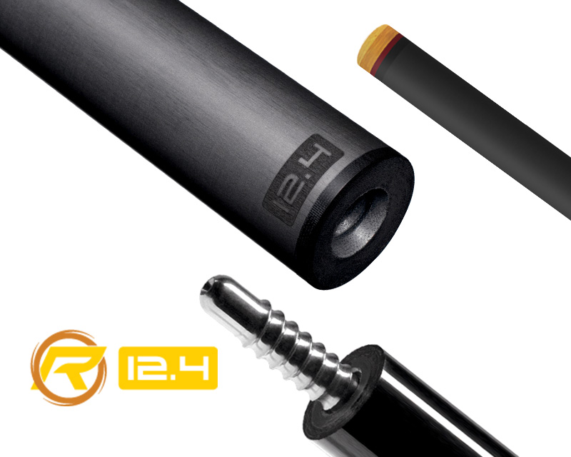 Predator REVO Cue Shaft 12.4mm Carbon, radial joint
