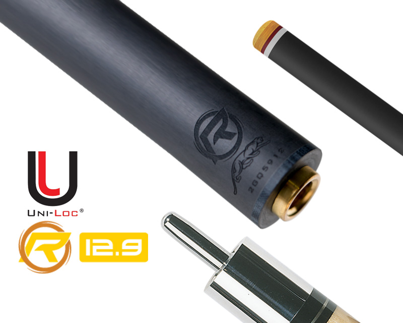 Predator REVO Cue Shaft 12.9mm Carbon WVP,Uni-Loc