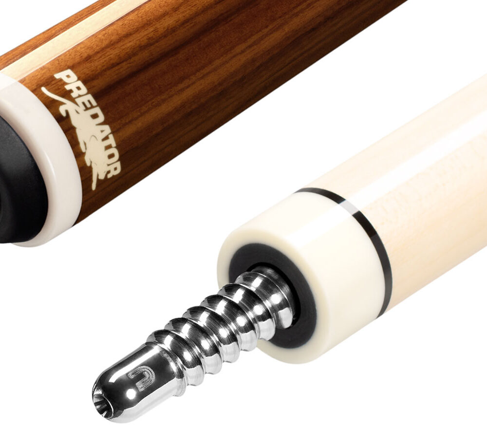 Pool Cue Predator 8 Point Sneaky Pete Rosewood Linen Wrap Radial Pin