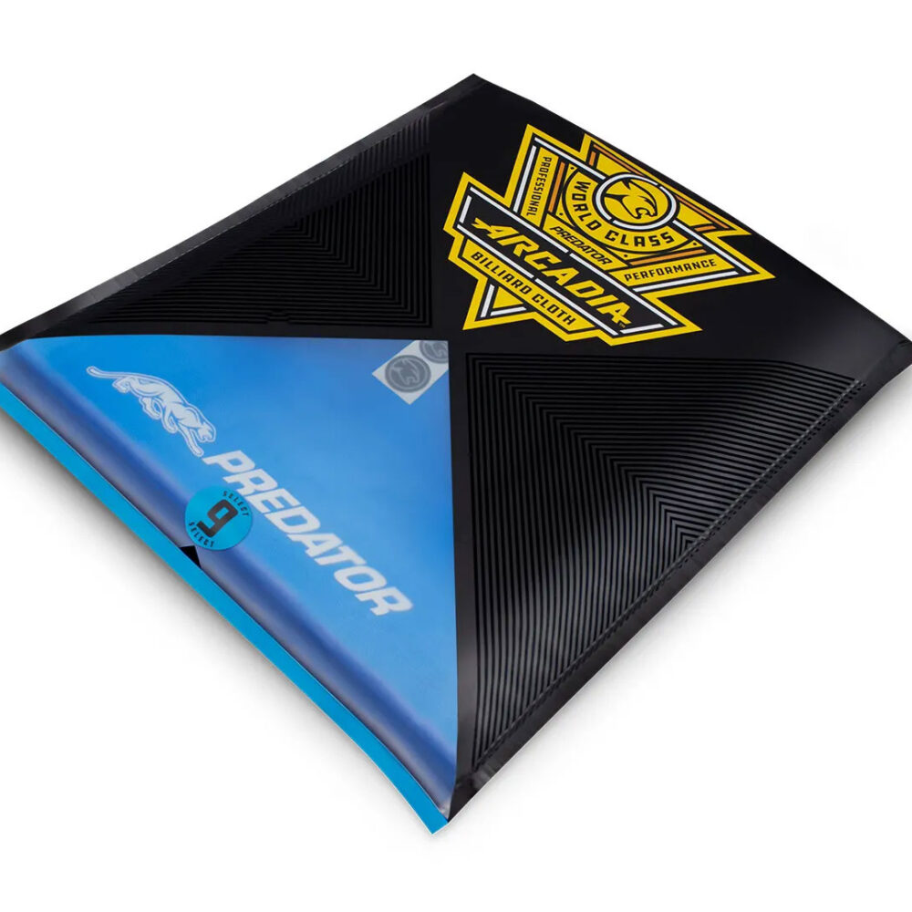 Predator Arcadia Select  Pool table Cloth 9ft Electric Blue