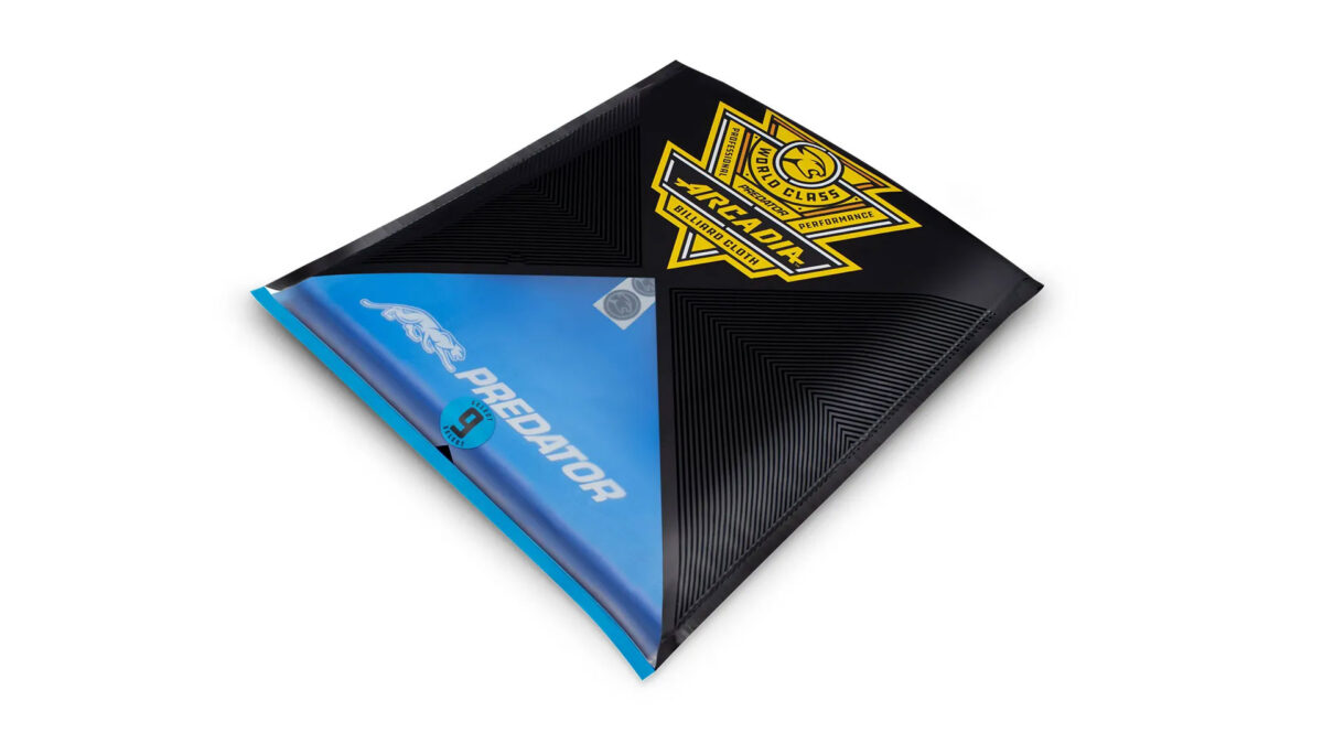 Predator Arcadia Select  Pool table Cloth 9ft Electric Blue