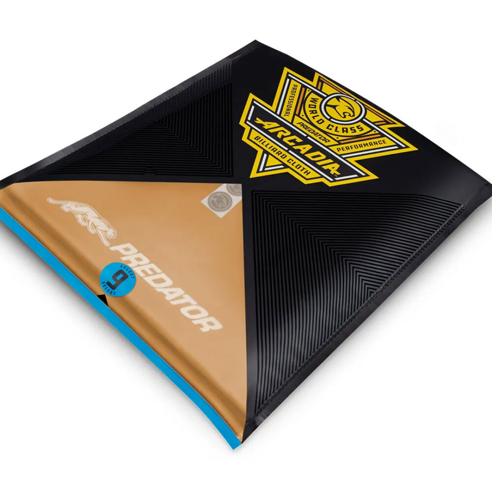 Predator Arcadia Select  Pool table Cloth 9ft Gold