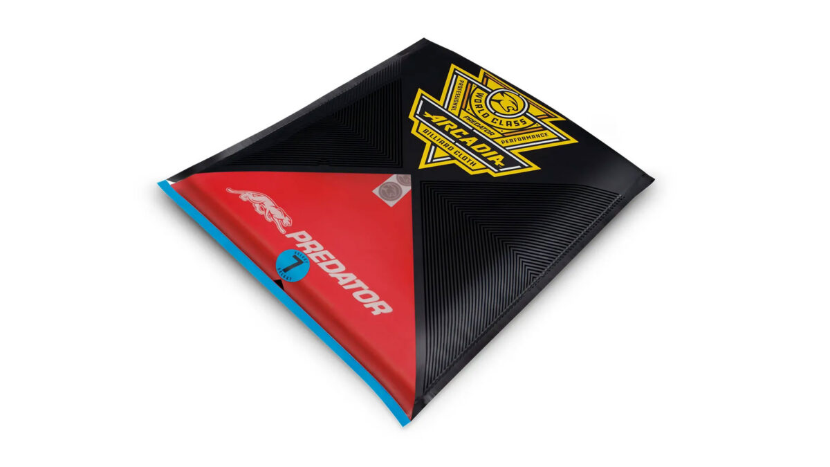 Predator Arcadia Select  Pool table Cloth 7ft Red