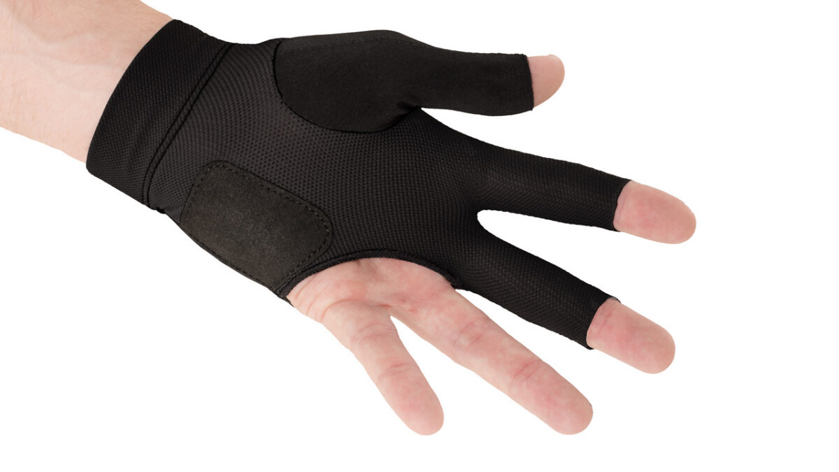 Billard-Handschuh-Predator-SecondSkin-Schwarz-Gelb-Bottom