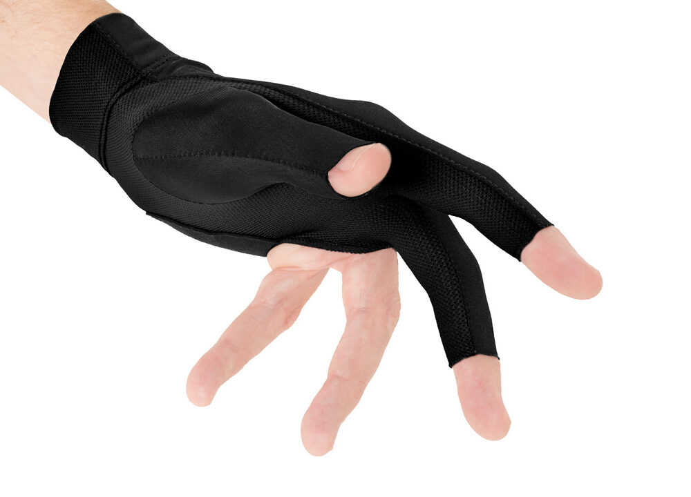 Billard-Handschuh-Predator-SecondSkin-Schwarz-Gelb-Twist