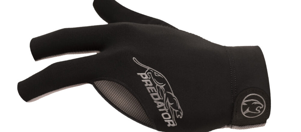 Billard-Handschuh-Predator-SecondSkin-Schwarz-Grau