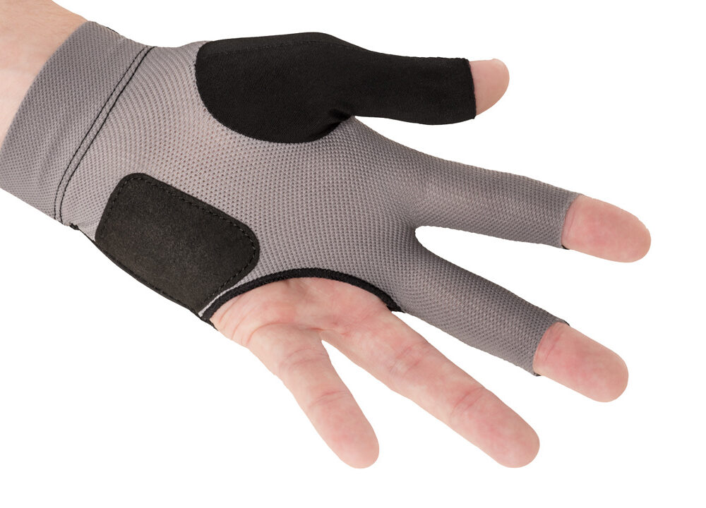 Billard-Handschuh-Predator-SecondSkin-Schwarz-Grau-Bottom