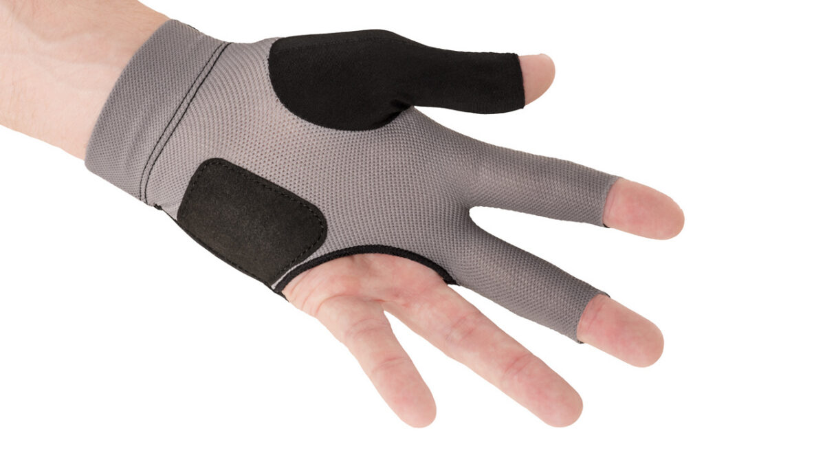 Billard-Handschuh-Predator-SecondSkin-Schwarz-Grau-Bottom