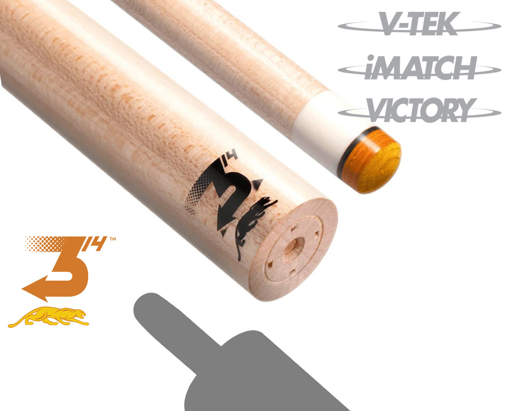 Predator 314-3 Partial Shaft 12.75 mm, Without Joint + Logo Decal
