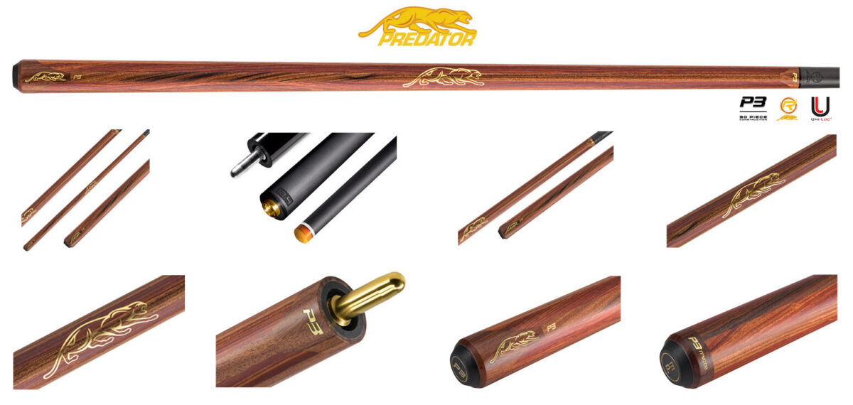 Billiard Cue, Pool, Predator P3 Prowler NW, Uni-Loc