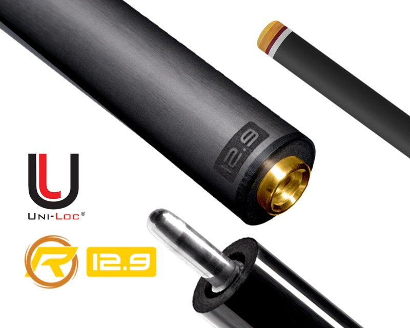 Predator REVO Cue Shaft 12.9mm Carbon with overlength 30", WVP,Uni-Loc