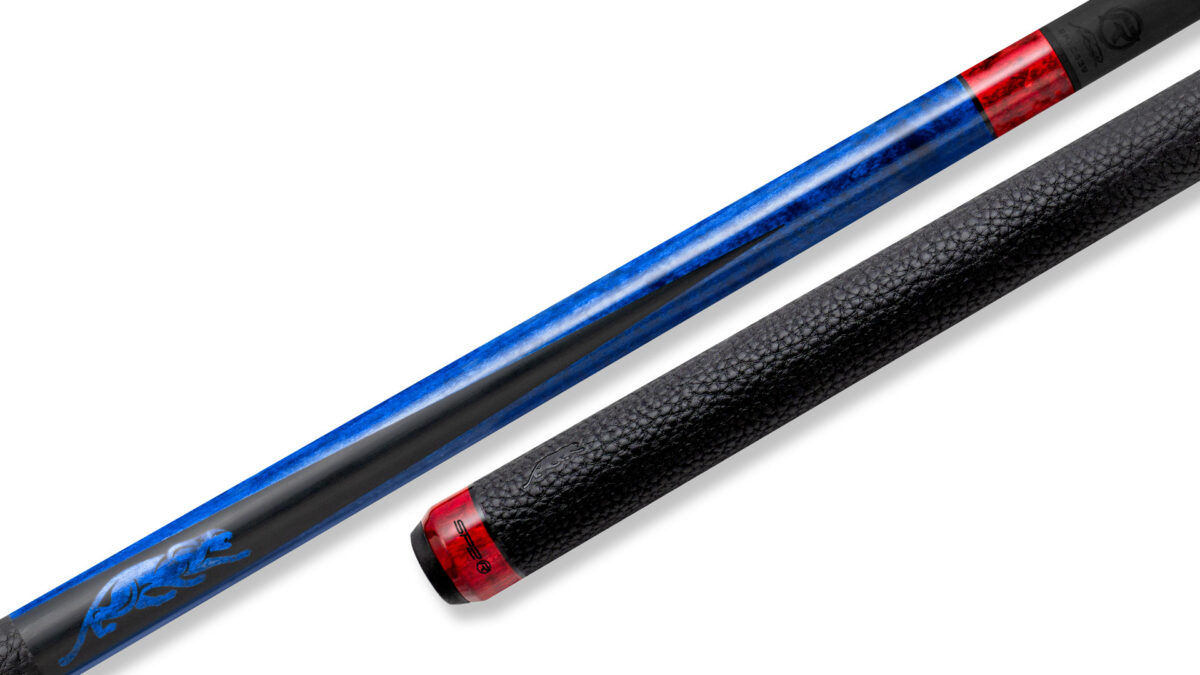 Pool Cue Predator SP2 REVO USPBS Blue Curly Maple, Uni-Loc