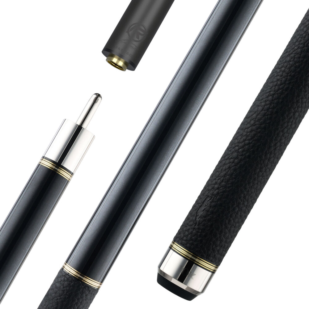 Pool Cue Predator 10K Black, Leather Wrap