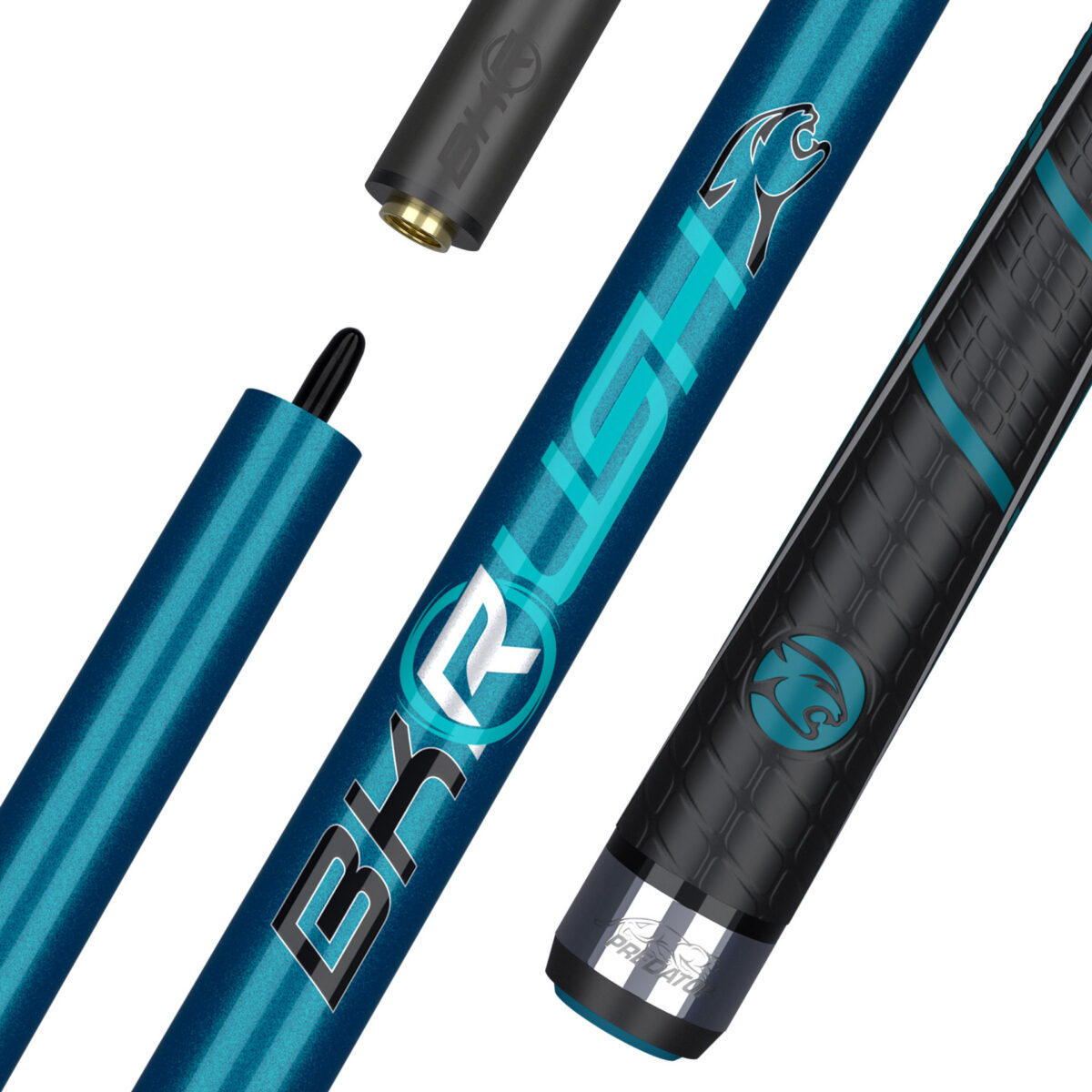 Predator Teal BK Rush Break Cue - Sport Wrap, Revo BK-R Carbon Fiber Shaft