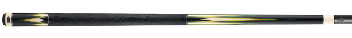 Predator LE True Splice 16 Pool Cue - Ebony with Green/Yellow Points - Leather Wrap