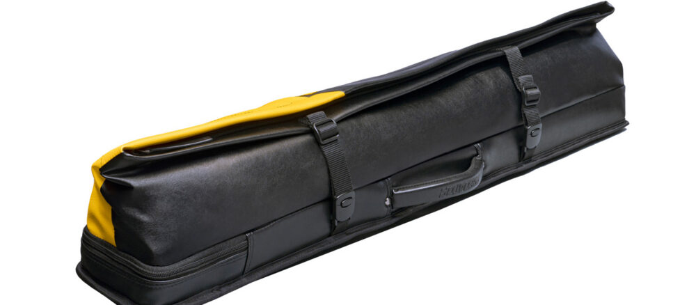 Hard Case Predator URBAIN 2/4, Black and Yellow with shoulder strap