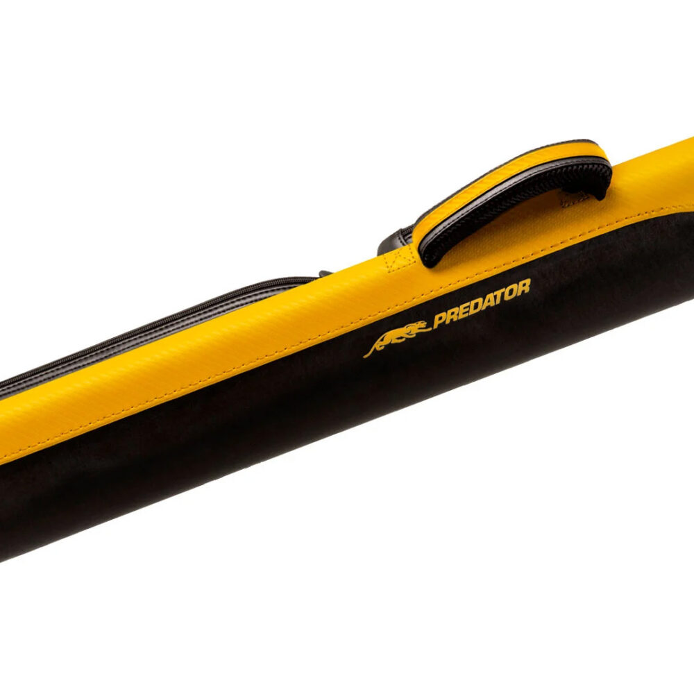 Predator Sport Black/Yellow Pool Cue Case, 2 Butts x 4 Shafts