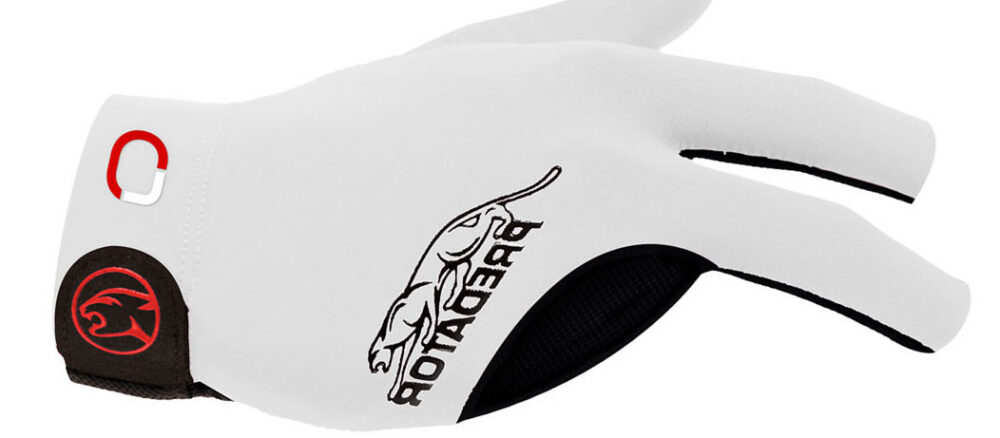 Billiard Glove Predator Second Skin Jasmin Ouschan Signature, White, XXS-XXL, right hand