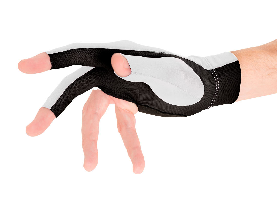 Billiard Glove Predator Second Skin Jasmin Ouschan Signature, White, XXS-XXL, right hand