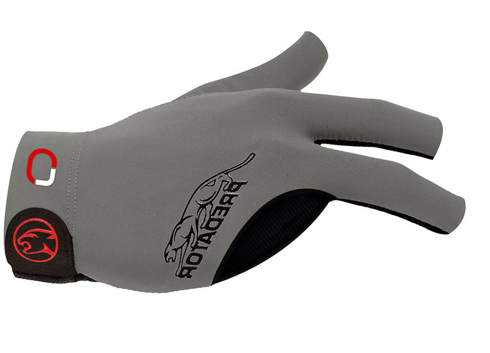 Billiard Glove Predator Second Skin Jasmin Ouschan Signature, Gray, XXS-XXL, right hand