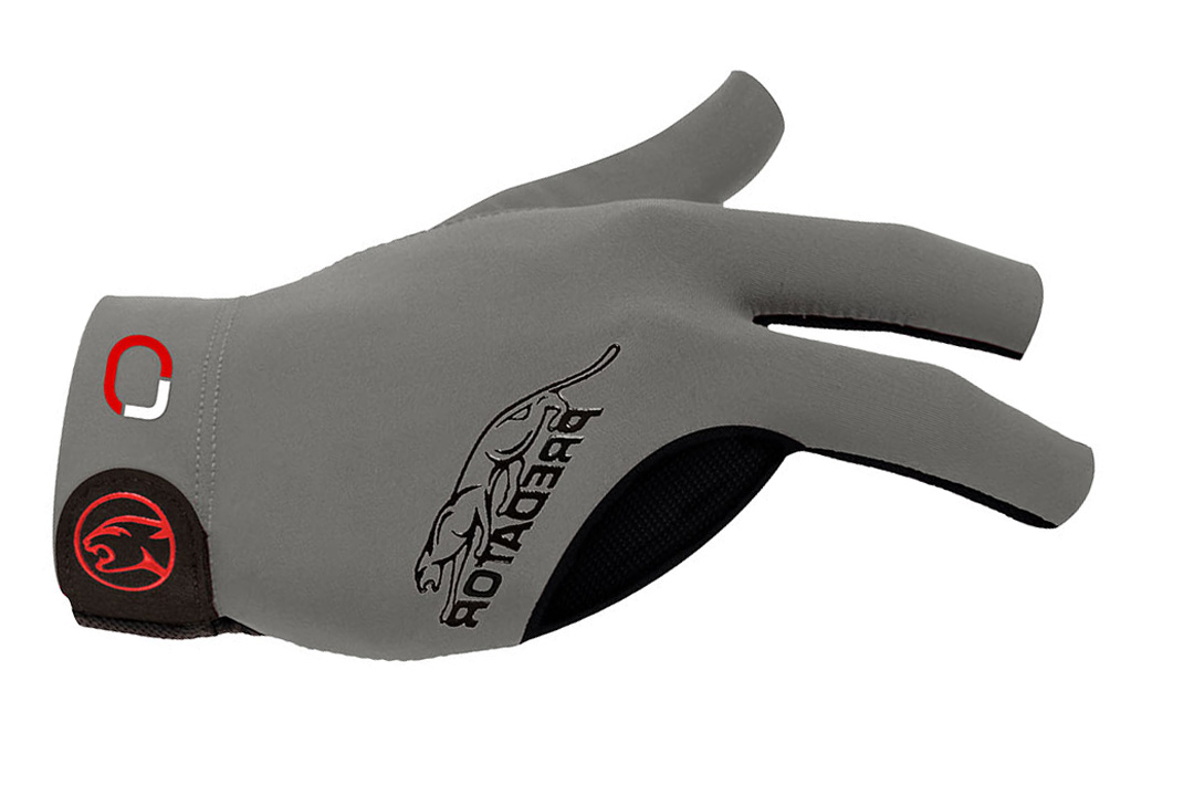 Billiard Glove Predator Second Skin Jasmin Ouschan Signature, Gray, XXS-XXL, right hand