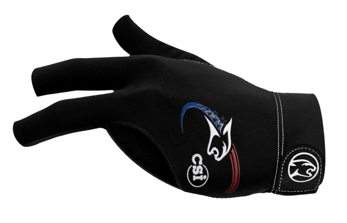 Billiard Glove Predator USPBS Second-Skin, black, XXS-XXL, left hand