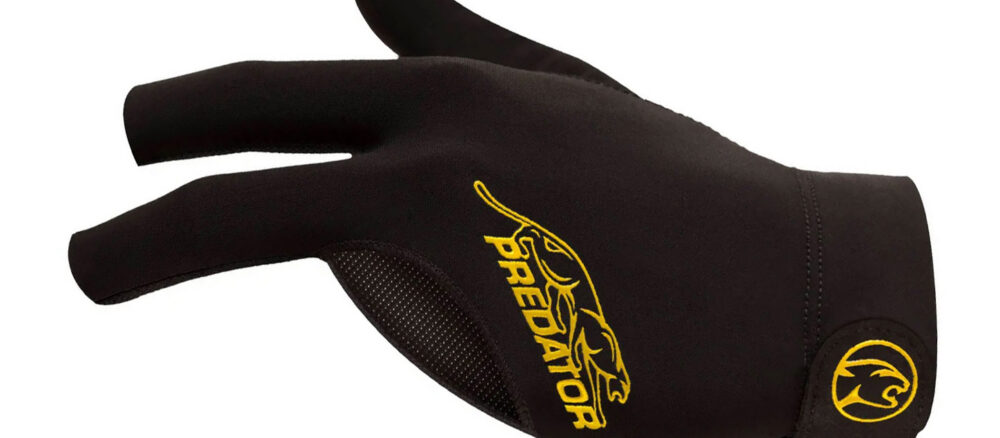 Glove Predator Second-Skin, Black/Yelow, Closed Thumb S-XL, left hand