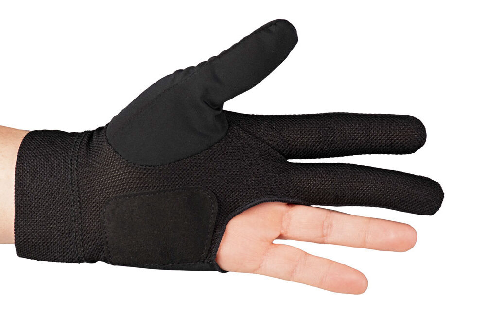 Glove Predator Second-Skin, Black/Yelow, Closed Fingers S-XL, left hand