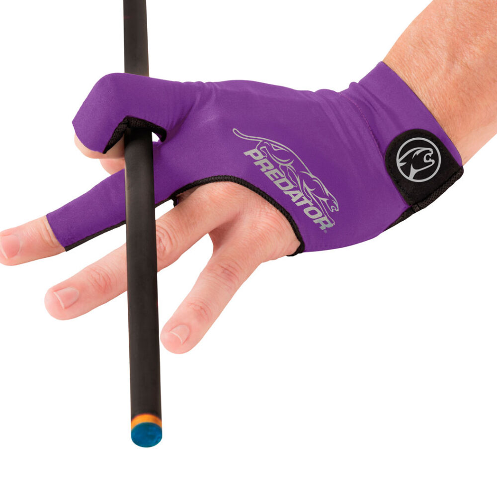 Glove Predator Second-Skin, Purple/Gray, XXS-XXL, left hand