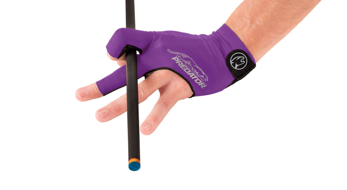 Glove Predator Second-Skin, Purple/Gray, XXS-XXL, left hand