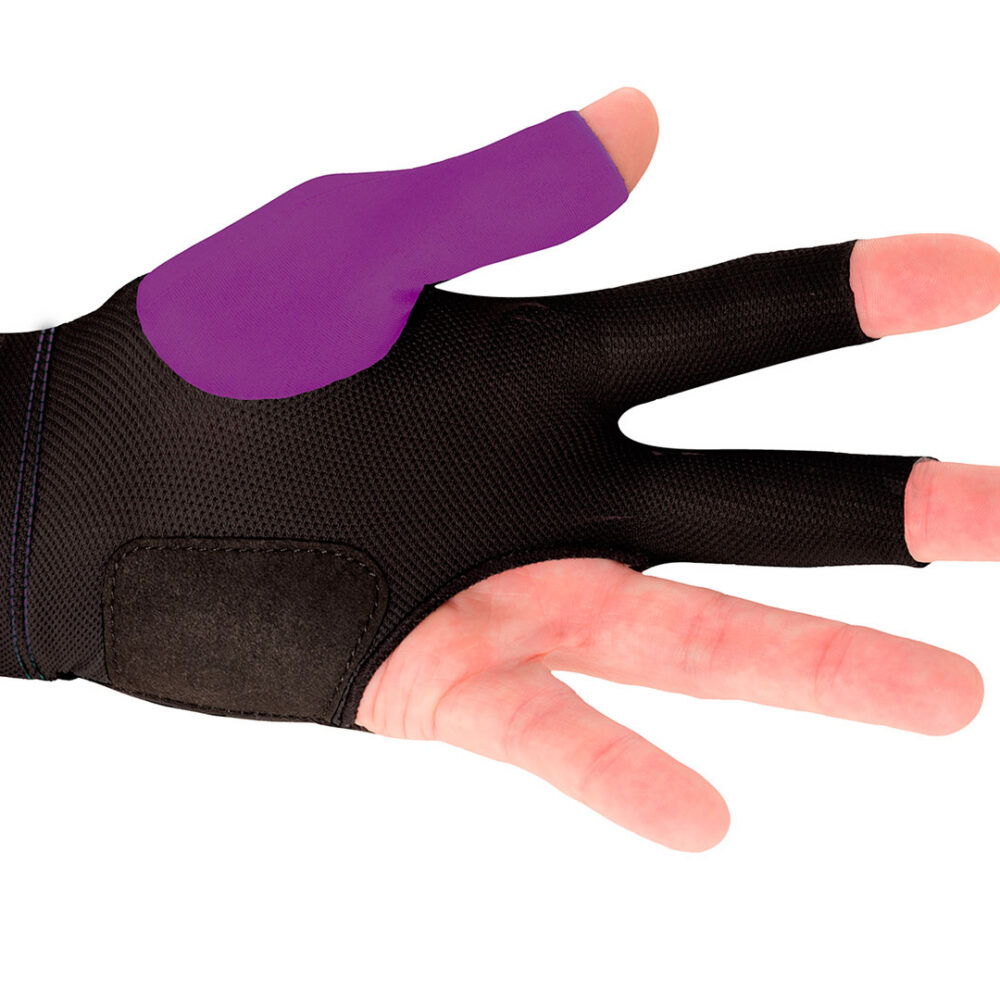 Glove Predator Second-Skin, Purple/Gray, XXS-XXL, left hand