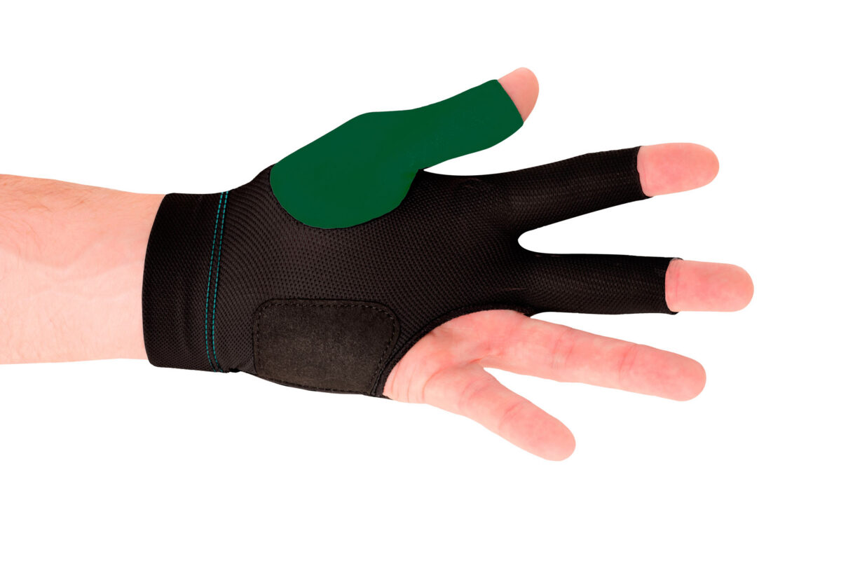 Glove Predator Second-Skin, Green/Gold, XXS-XXL, left hand