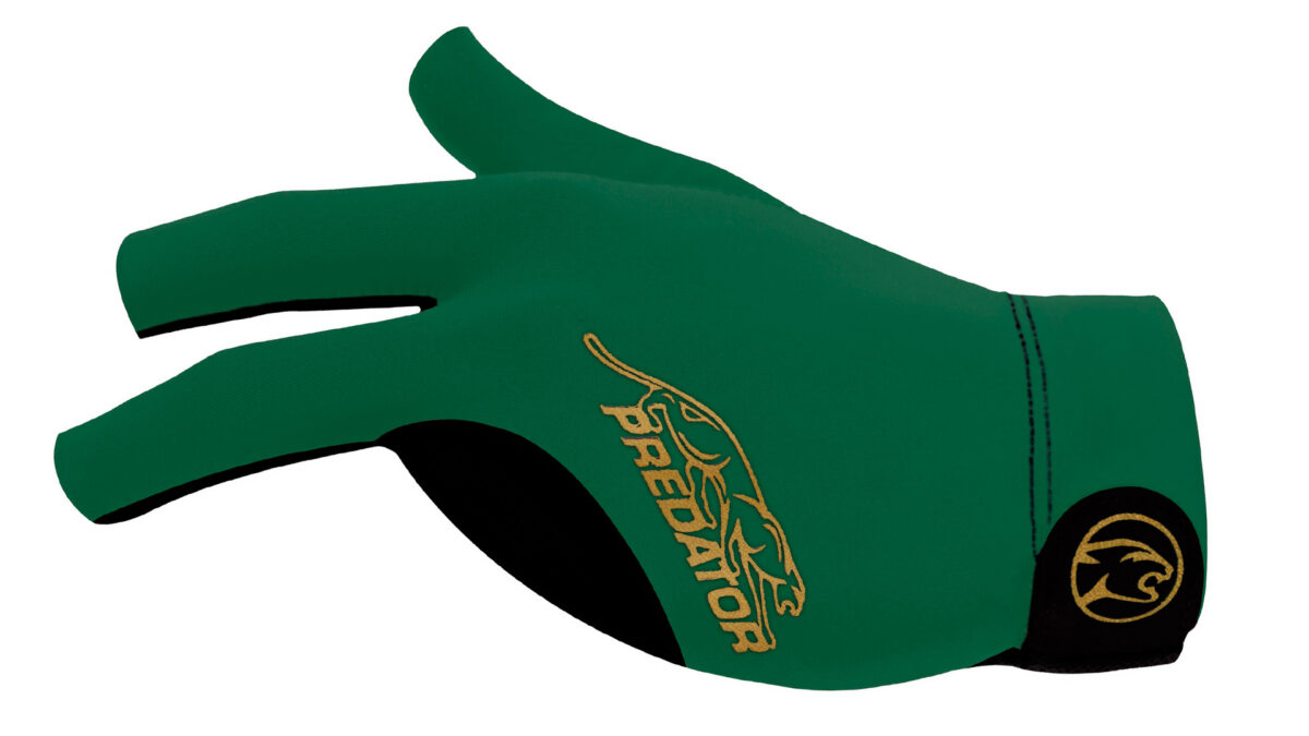 Glove Predator Second-Skin, Green/Gold, XXS-XXL, left hand