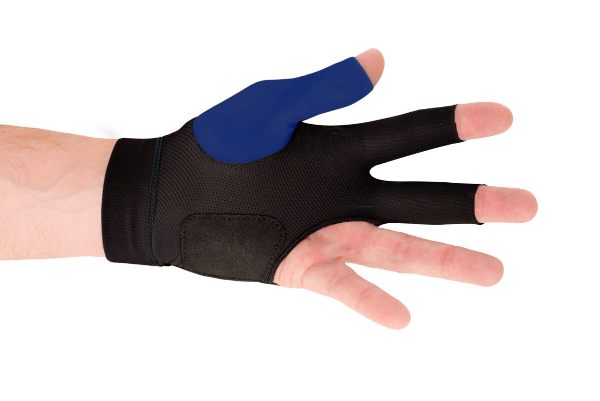 Glove Predator Second-Skin, Blue/White, XXS-XXL, left hand