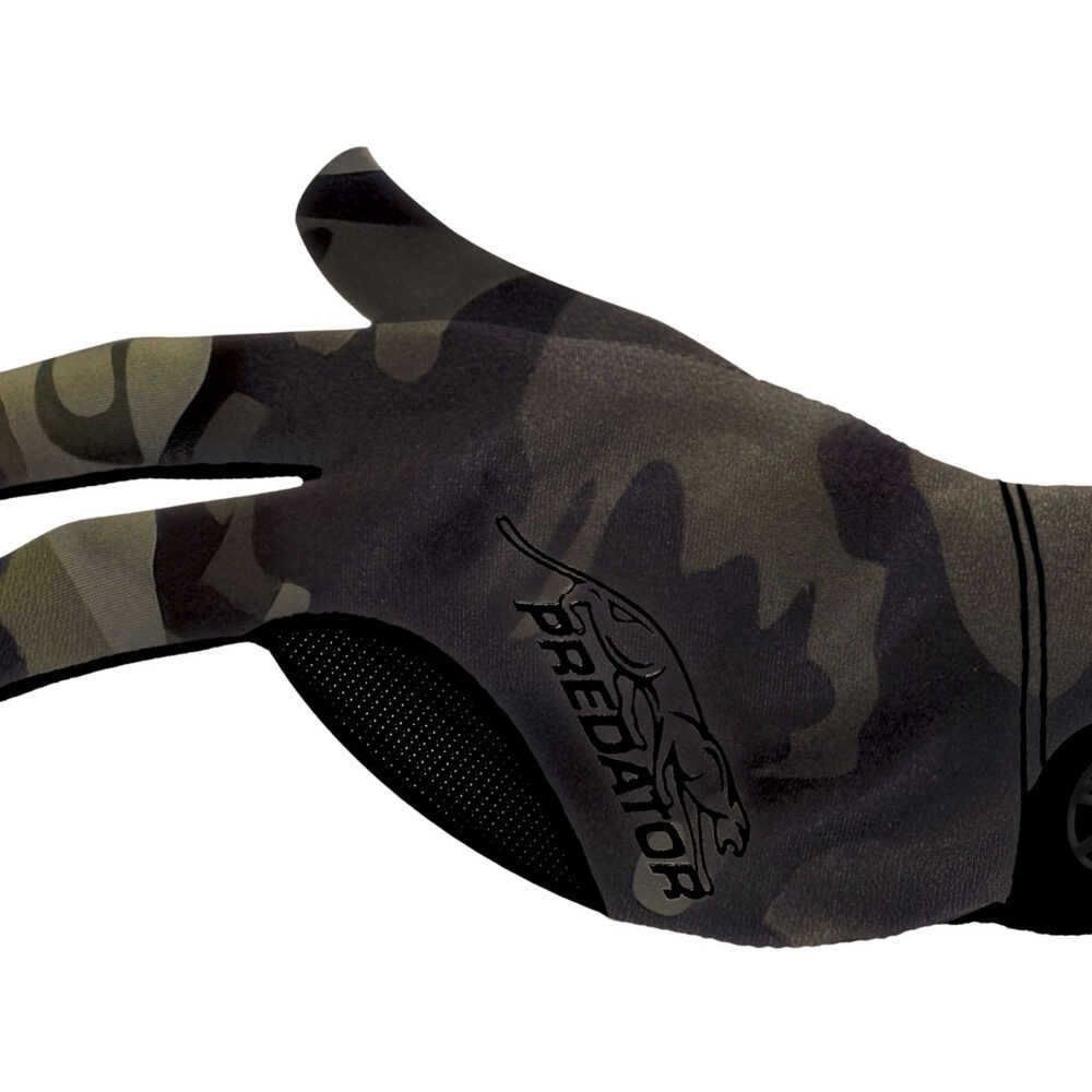 Glove Predator Second-Skin, Green Camo, XXS-XXL, left hand