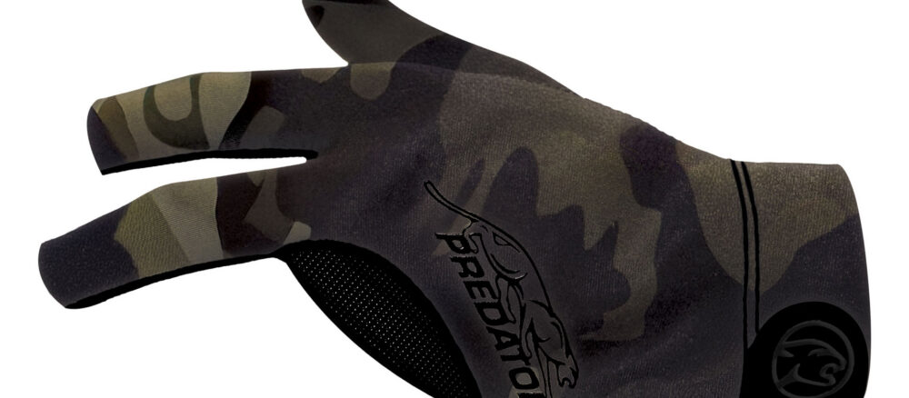 Glove Predator Second-Skin, Green Camo, XXS-XXL, left hand