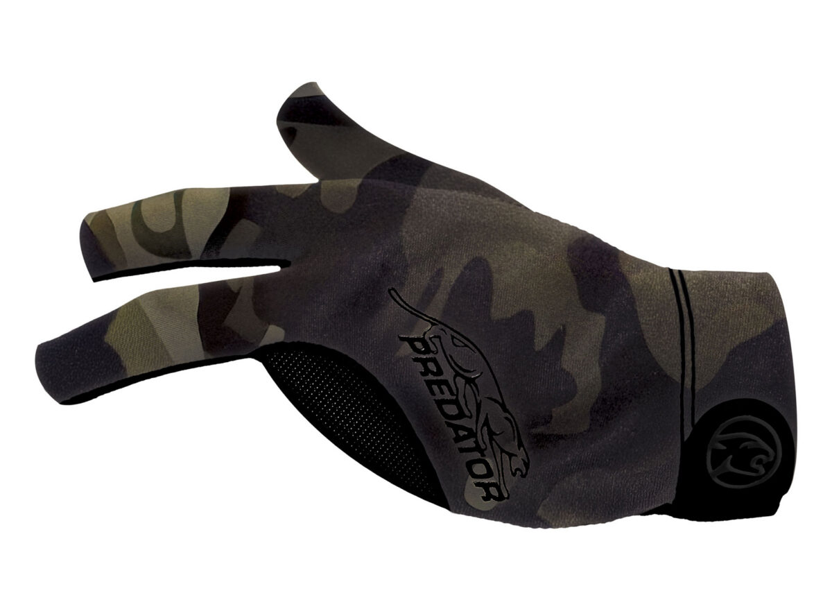 Glove Predator Second-Skin, Green Camo, XXS-XXL, left hand