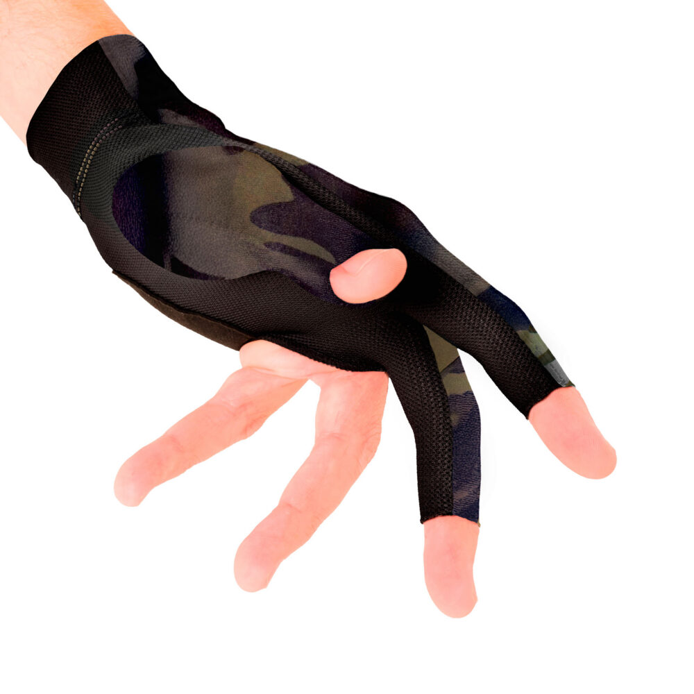 Glove Predator Second-Skin, Green Camo, XXS-XXL, left hand