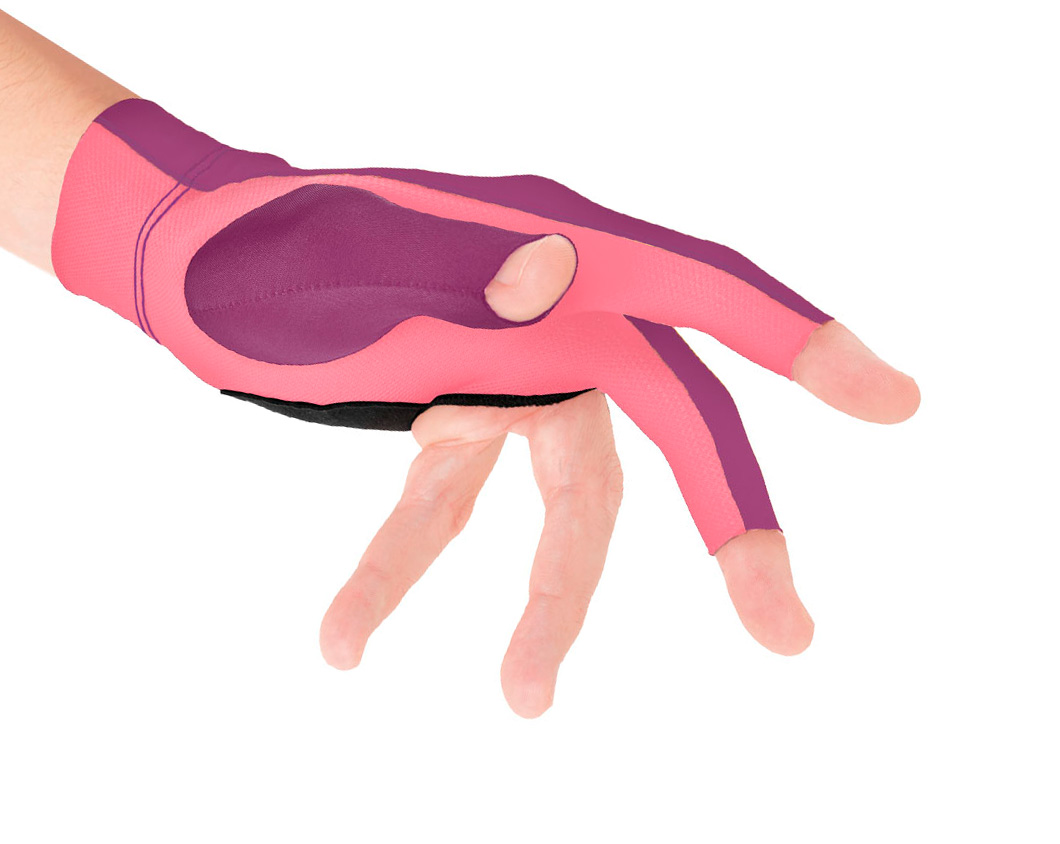 Glove Predator Second-Skin, Purple/ Pink Logo XXS-XXL, left hand
