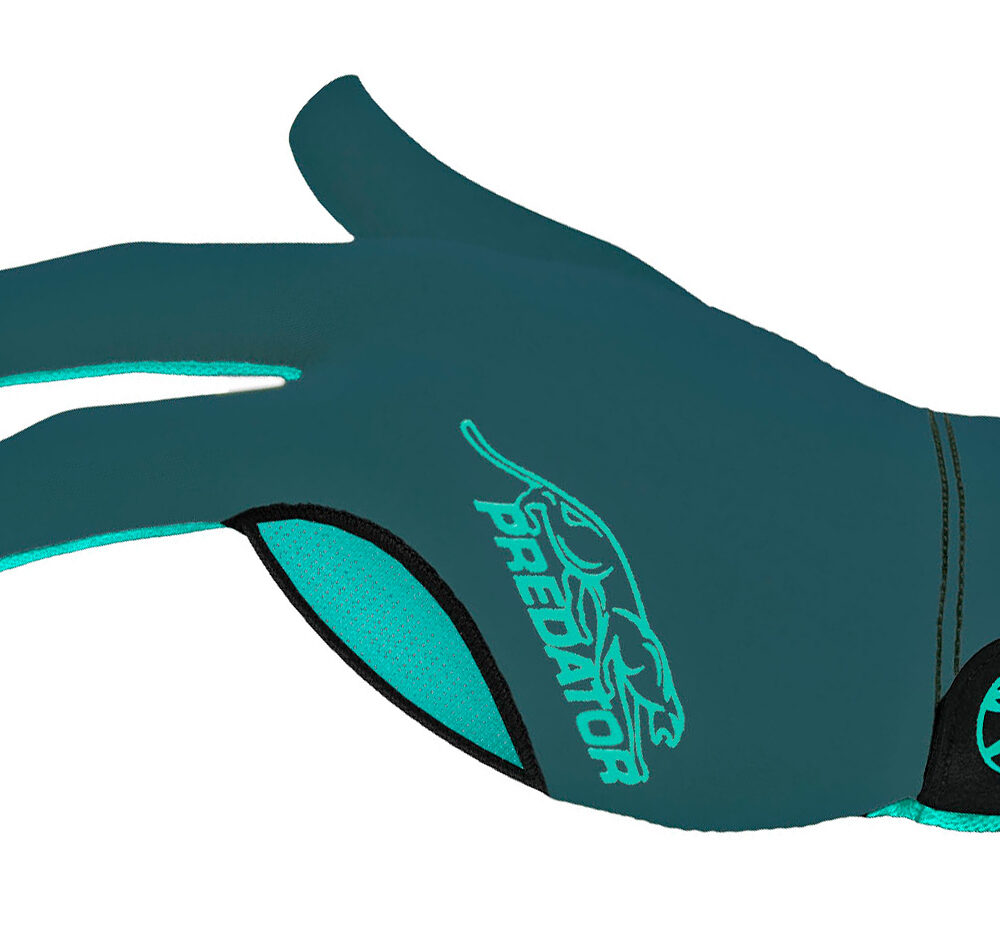 Glove Predator Second-Skin, Green/Teal, XXS-XXL, left hand