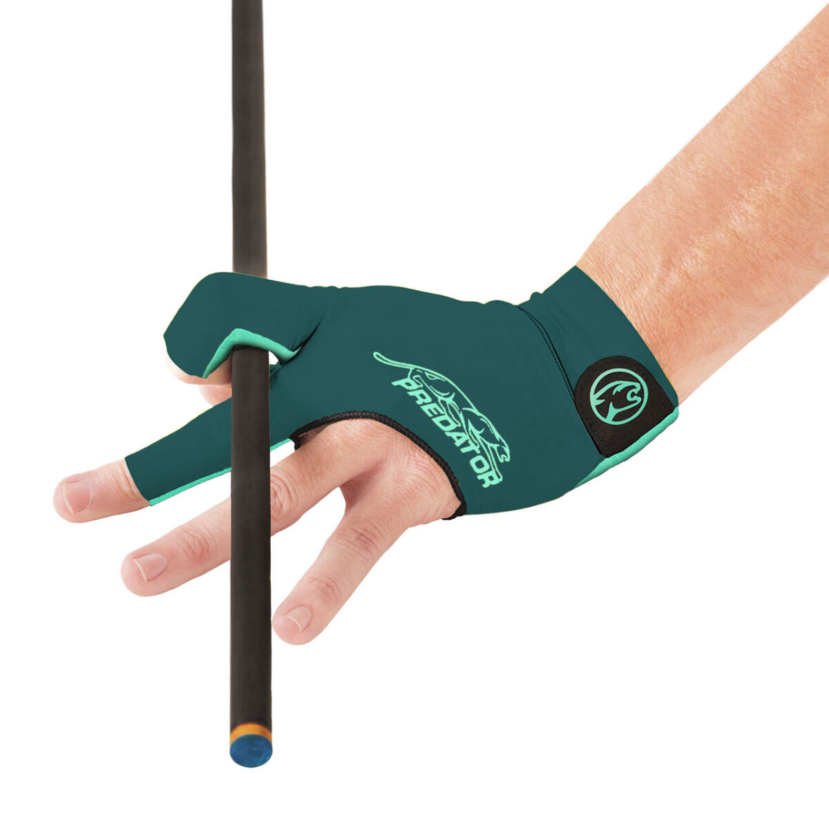 Glove Predator Second-Skin, Green/Teal, XXS-XXL, left hand