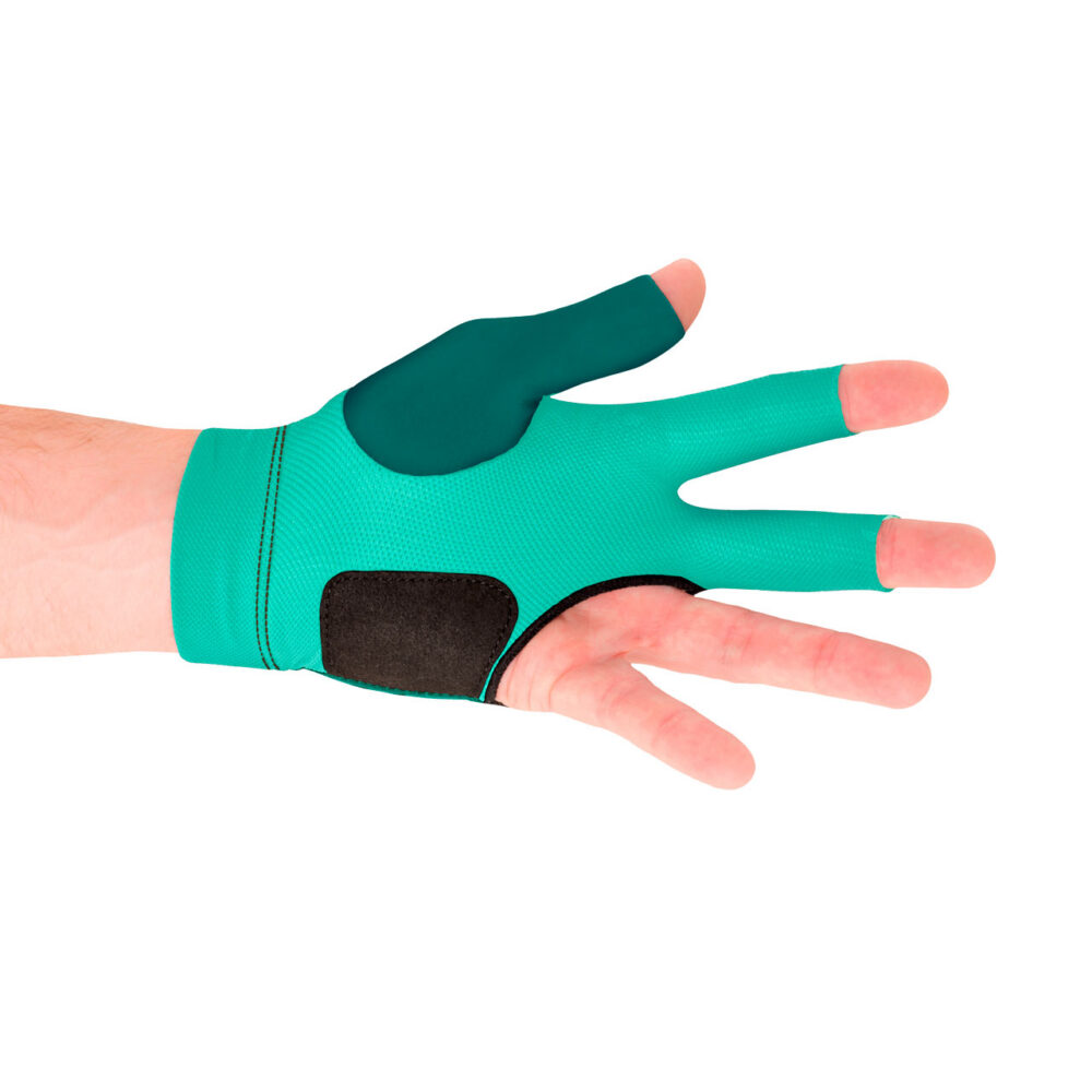 Glove Predator Second-Skin, Green/Teal, XXS-XXL, left hand