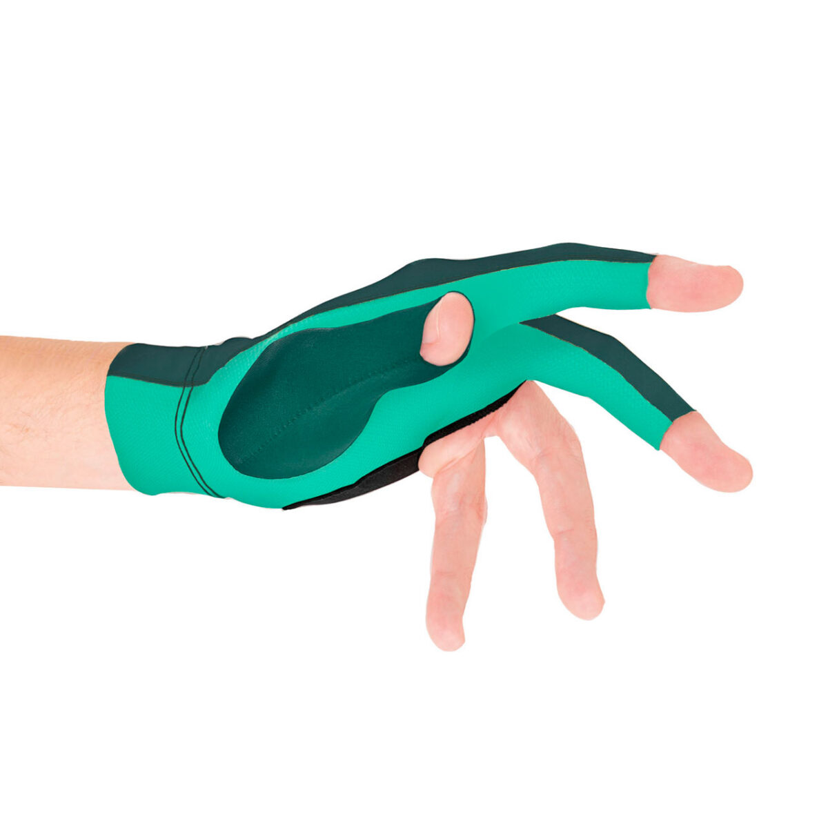 Glove Predator Second-Skin, Green/Teal, XXS-XXL, left hand