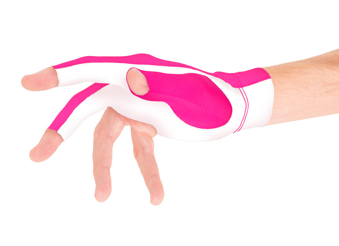 Glove Predator Second-Skin, Pink/White, SM-LXL, right hand