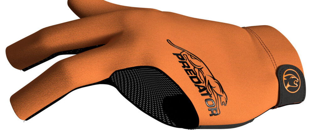 Glove Predator Second-Skin, Neon Orange/Black, XXS-XXL, left hand
