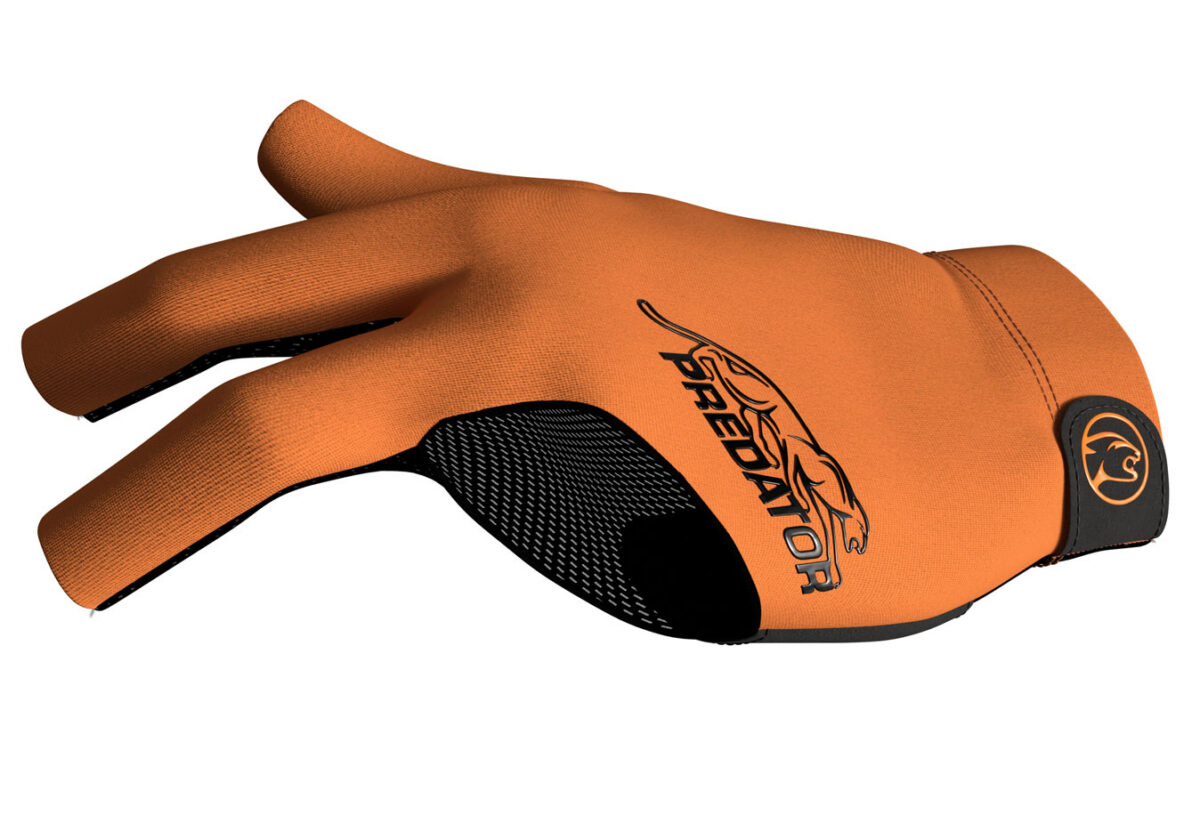 Glove Predator Second-Skin, Neon Orange/Black, XXS-XXL, left hand