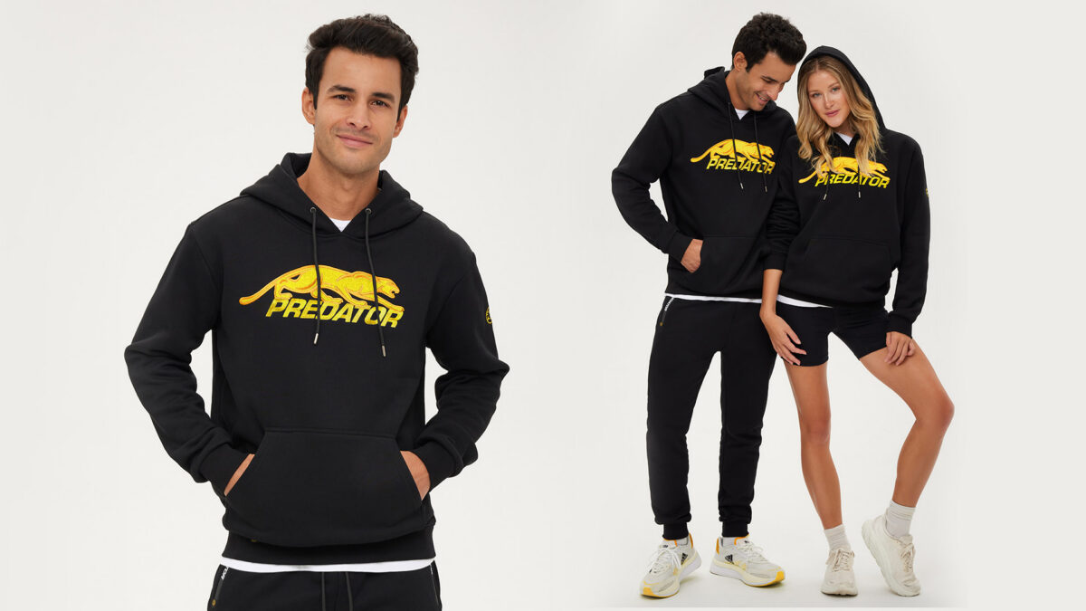 Predator Black with Yellow Cat Hoodie S-XXL