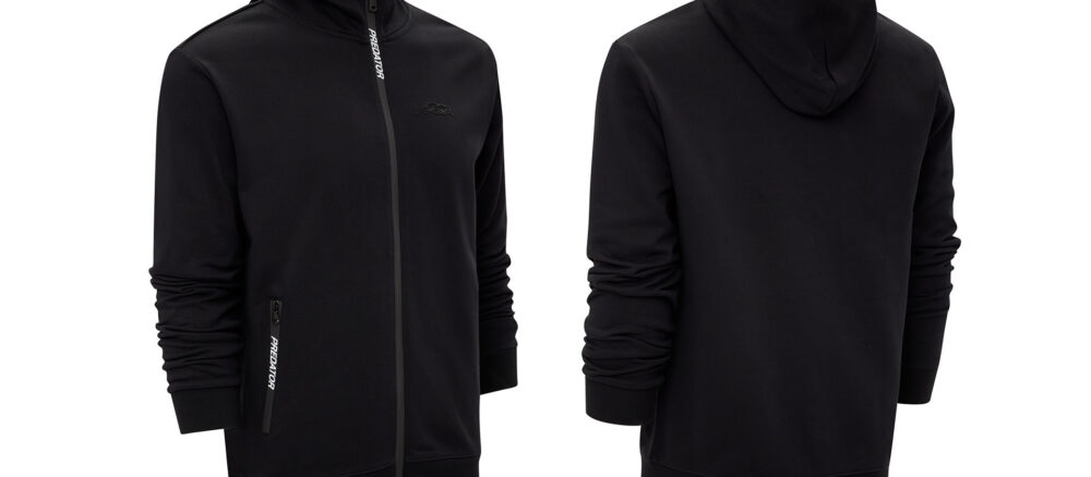 42002-predator-jogger-zip-hooded-jacket-black-ghost-front-back Predator full-zip hooded Jacket Black S-XXL