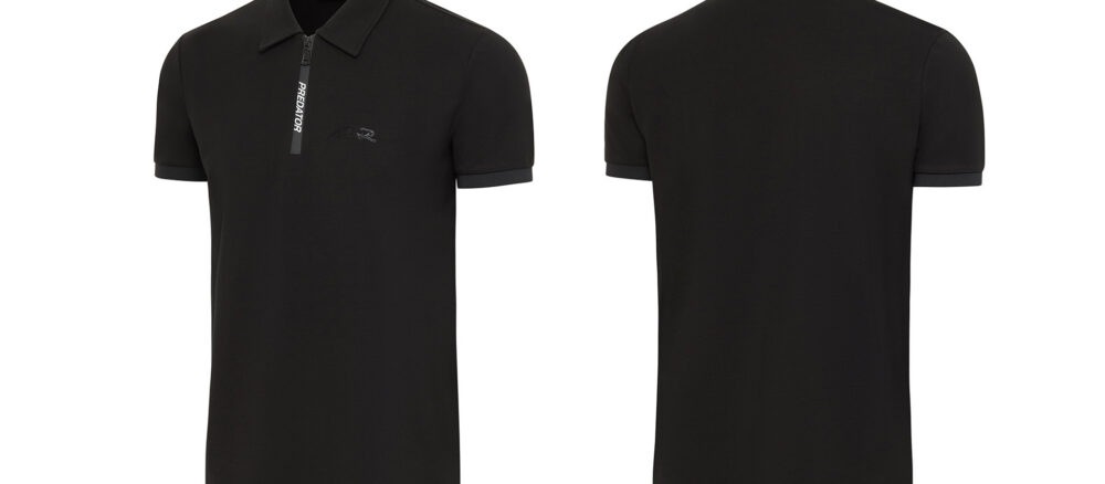 42006-predator-zip-polo-shirt-ghost-black-front-back Predator Zipp Polo Shirt Black S-XXL