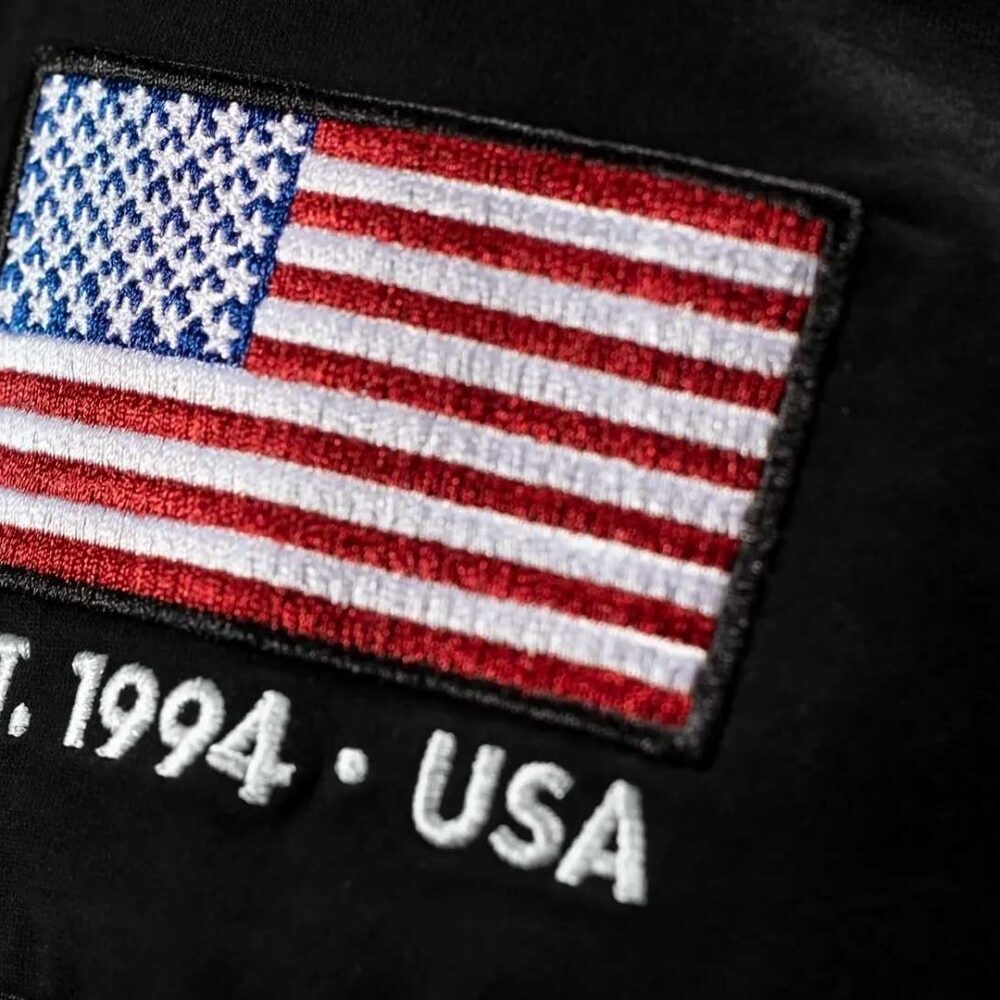 Predator USA Flag Polo Yellow Cat Black S-XXL